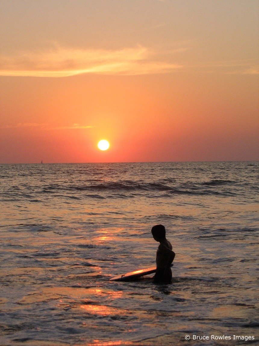 MEXICAN SUNSET AND SURF